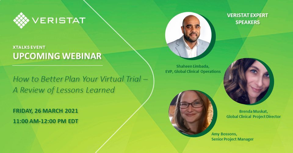 The time for #virtualtrials is now, adoption is growing rapidly. Explore lessons learned with examples from ongoing trials. Register to attend the <a href="/Xtalks/">Xtalks Webinars</a> webinar now. #clinicaltrials buff.ly/3vfMe08