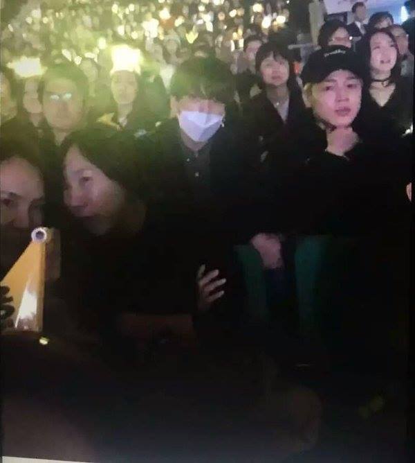 when jungkook, jimin and hobi spotted on bigbang’s concert