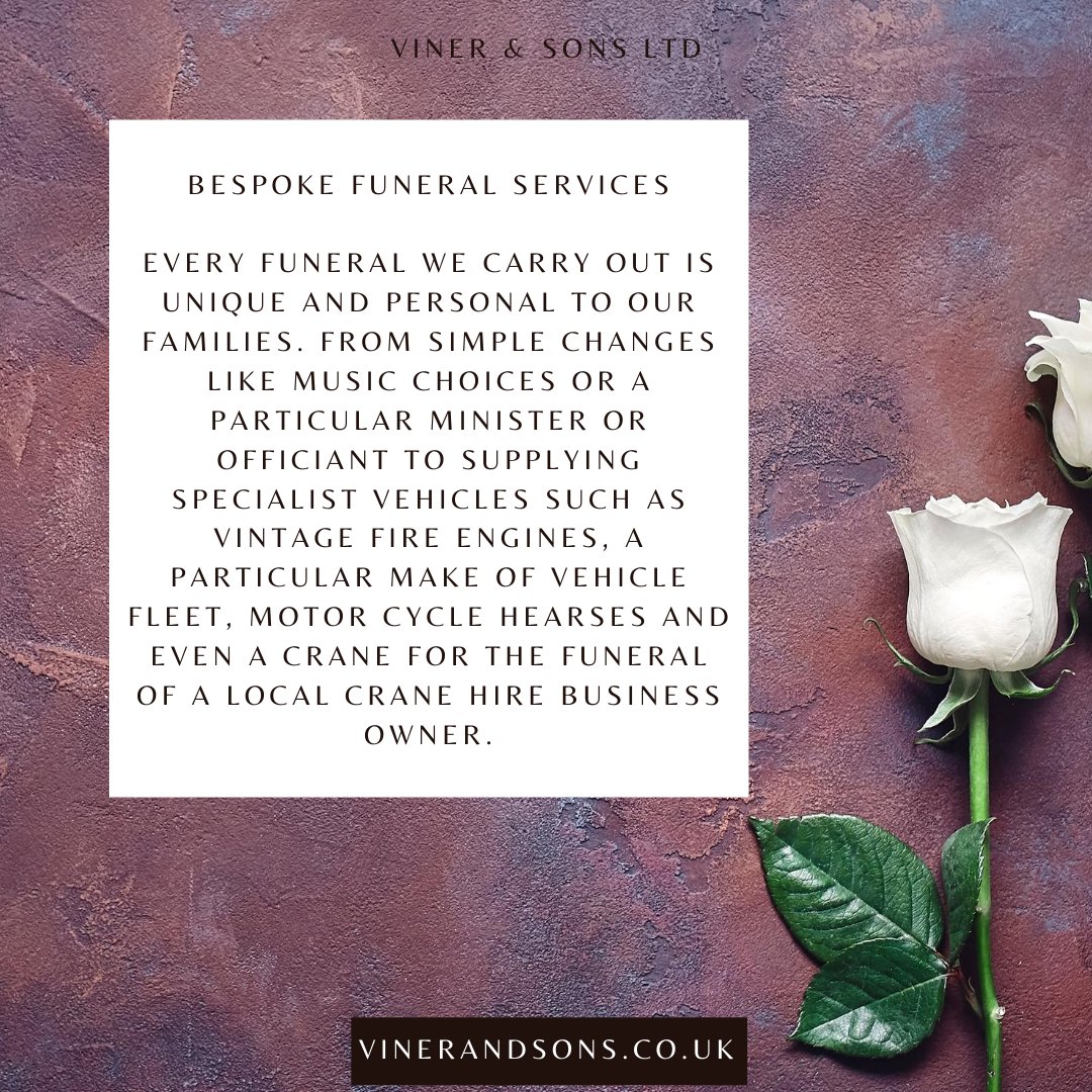 If you’d like to find out more information, then call us on 
01732 842485 or email us at info@vinerandsons.co.uk vinerandsons.co.uk