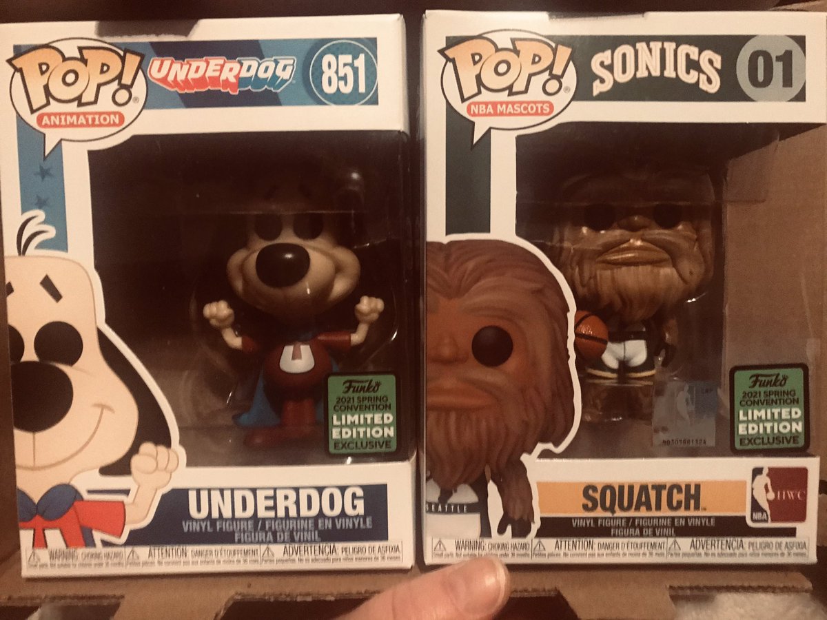 PateeSondra's tweet photo. @DanFunko @OriginalFunko @DoPeSuN @DisFunko I also grabbed UnderDog too !! #UnderDog #SpringConvention https://t.co/8d7Jn1iyA6