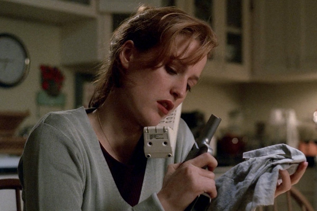 so true scully you clean your gun with that cute little ponytail