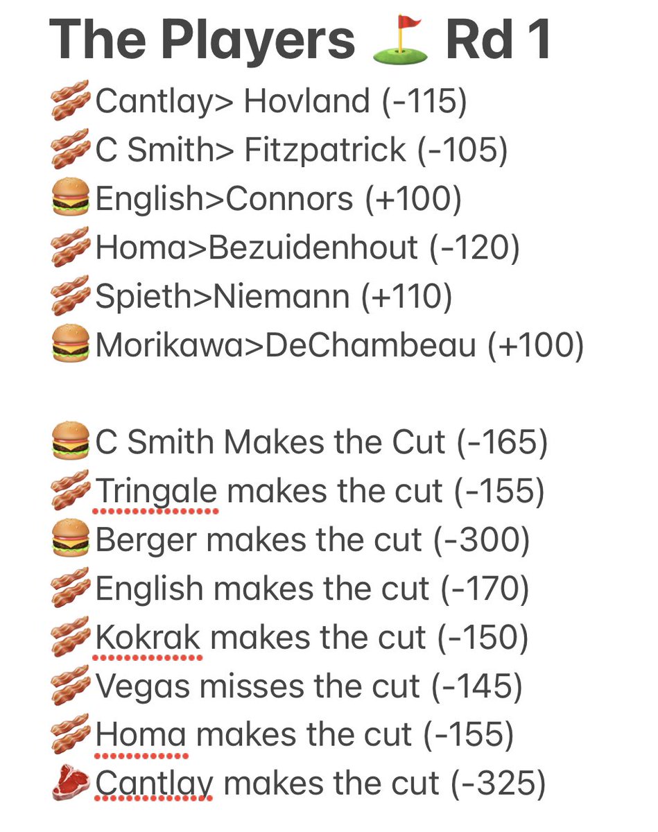 BigChompaStyle's tweet photo. π₯β³οΈπ₯GET BUSYπ₯β³οΈπ₯
#THEPLAYERS #golfbetting #GamblingTwiitter #golfpicks #PGATour #keepchompin #chompslovesya https://t.co/NSb8G0cFWx