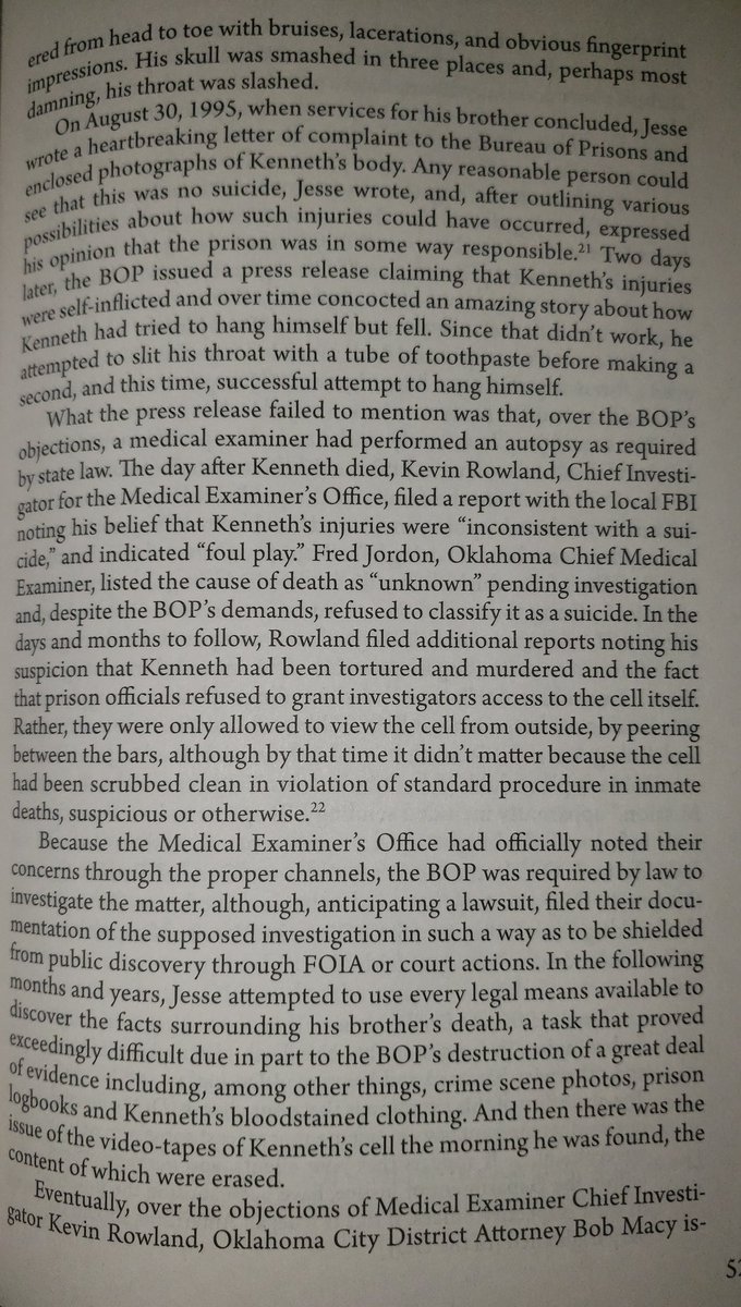 Bangerter got off easy compared to Kenneth Michael Trentadue, who was tortured and killed in an Oklahoma prison, likely because he resembled a Richard Guthrie, ARA bank robber and possible McVeigh accomplice.