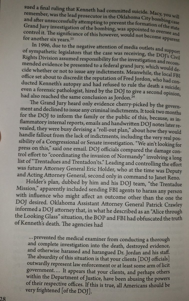 Bangerter got off easy compared to Kenneth Michael Trentadue, who was tortured and killed in an Oklahoma prison, likely because he resembled a Richard Guthrie, ARA bank robber and possible McVeigh accomplice.