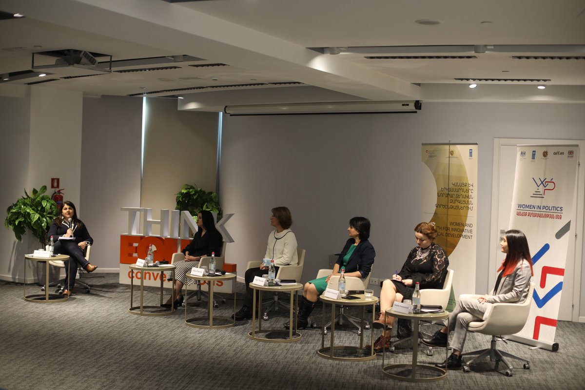 UNDPArmenia's tweet photo. On #IWD2021 , "Women in the Lead of Crisis Response" as part of #ThinkEqual talks was organized by @UNDPArmenia &amp; @OxYGenarm, w/frame of @JointGGF &amp; #SDC funded projects. We spoke 2 women leaders who went an extra mile in the time of crises. https://t.co/RH7xUkwgtP @UKinArmenia https://t.co/yxHkmzezko