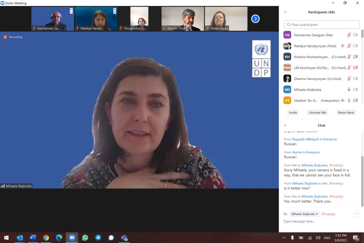 UNDPArmenia's tweet photo. On #IWD2021 , "Women in the Lead of Crisis Response" as part of #ThinkEqual talks was organized by @UNDPArmenia &amp; @OxYGenarm, w/frame of @JointGGF &amp; #SDC funded projects. We spoke 2 women leaders who went an extra mile in the time of crises. https://t.co/RH7xUkwgtP @UKinArmenia https://t.co/yxHkmzezko