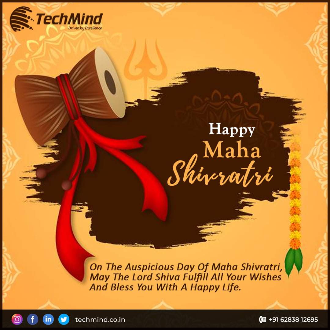 techmindindia's tweet photo. May the choicest blessings of Lord Shiva bring happiness, peace, good health, wealth, prosperity and harmony to your life. Happy Maha Shivratri.
OM NAMAH SHIVAY🙏🙏
#mahashivratri #love #shiva #wisdom #spiritual #guru #tirupur #mystic  #divine #yoga #spirituality #meditation https://t.co/bkmNM7fUhL