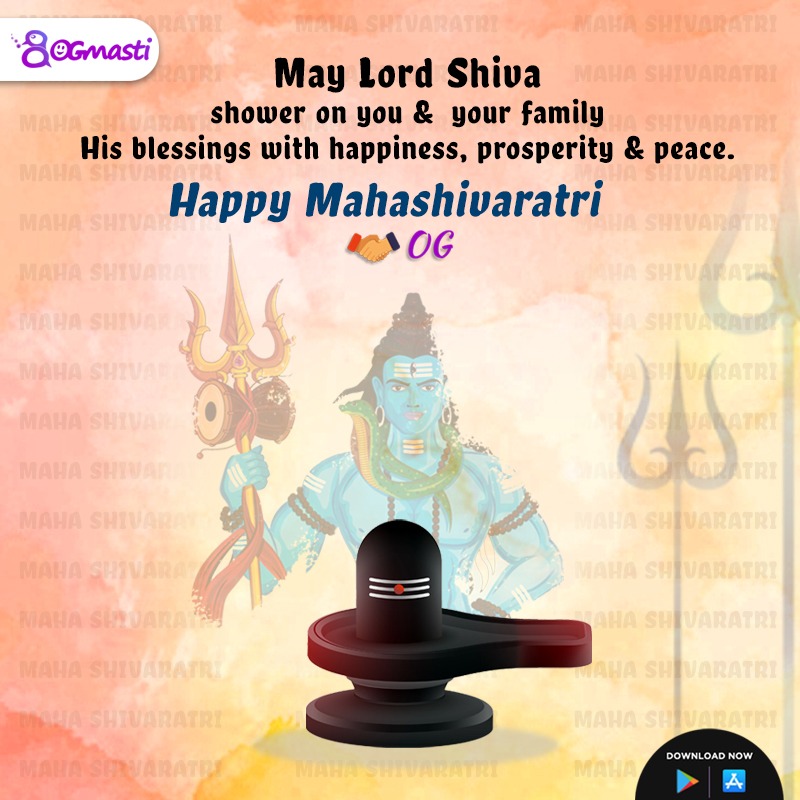 ohgaggle's tweet photo. May the choicest blessings of Lord Shiva bring happiness, peace, good health, wealth, prosperity and harmony to your life. Happy Maha Shivratri.#shivratri #mahashivaratri #shivaratrispecial #shivaratri2021 #lordshiva https://t.co/cvHNgJ1KsO