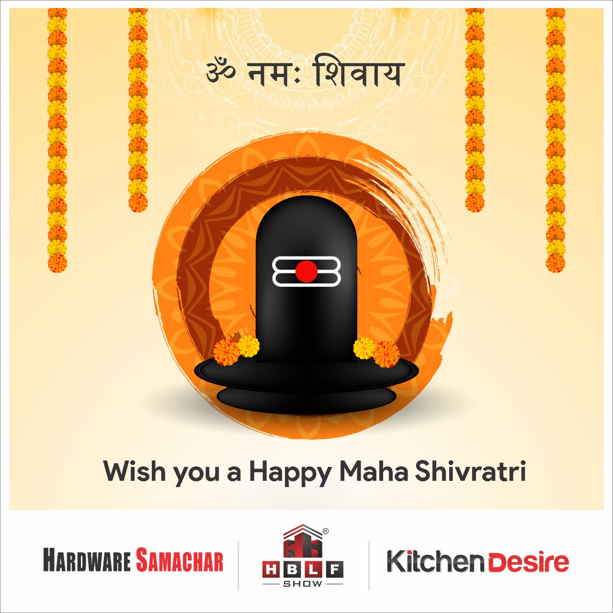 HardwareSamachr's tweet photo. Om Namah Shivay! May the blessings of Lord Shiva give you Strength, Peace & Success. We Wish you and your Loved Ones Happy MahaShivratri!
#Mahashivratri #Hardwaresamachar #HblfShow #Kitchendesire #Happymahashivratri https://t.co/7OudPs0U8A