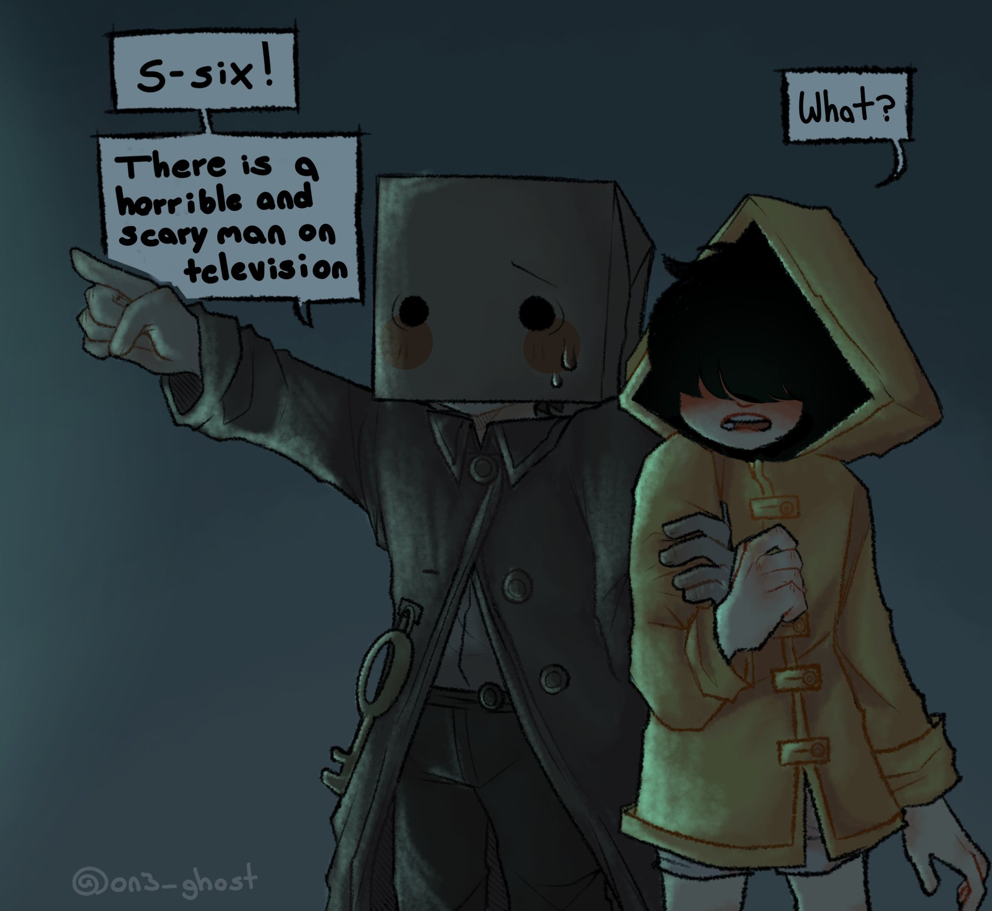 Little Nightmares 3 fanart, drawn by @Labell_xx : r/LittleNightmares