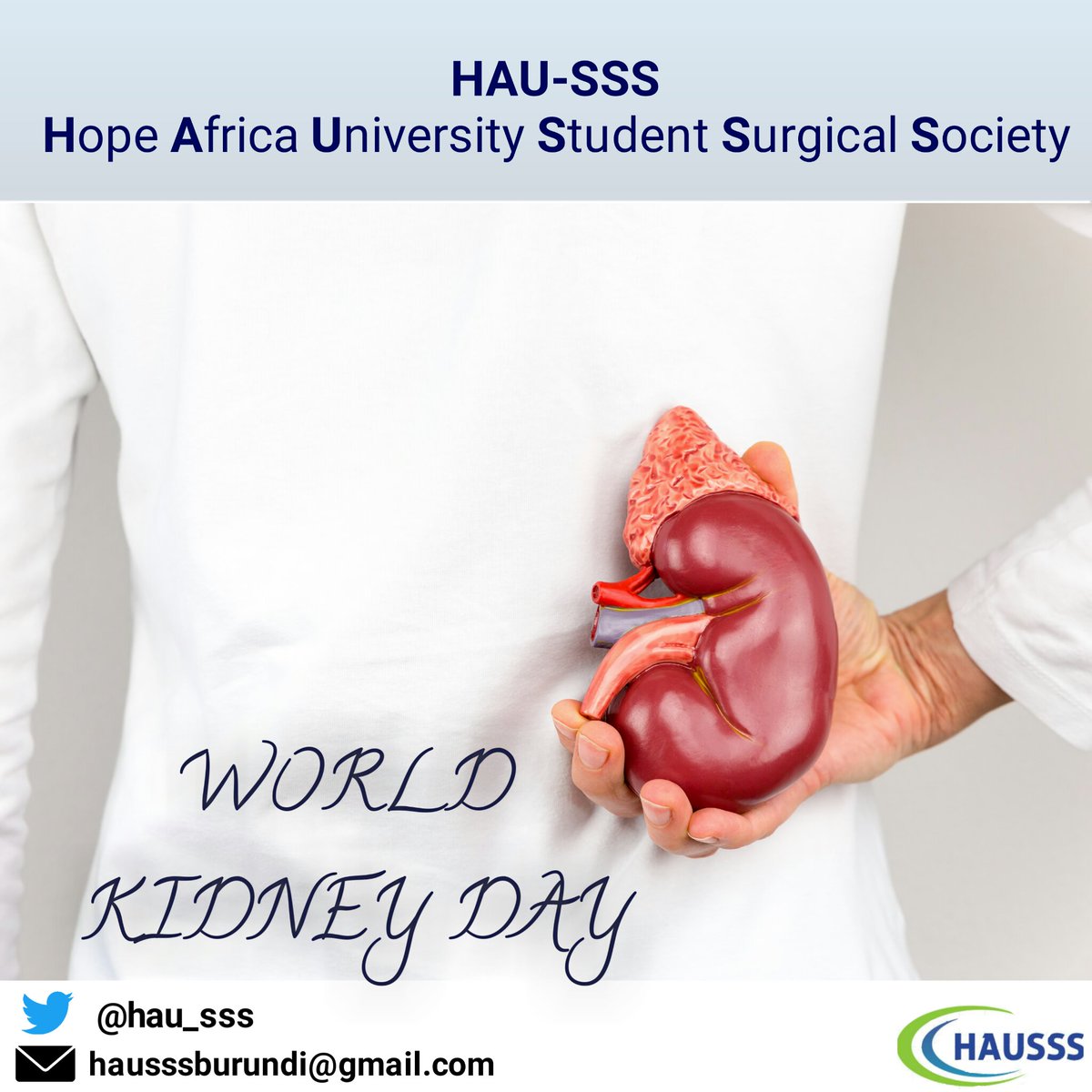 hau_sss's tweet photo. Today @hau_sss joins the world in commemoration of #WKD2021 on the theme: “Living Well with Kidney disease.” and this in order to raise awareness in #kidneysdiseases facts

@espoir_afrique @EasssEast @IASSSoc @mspls_bdi @GMECollab @IFMSA @WhoBurundi https://t.co/FCNKkwUsRr