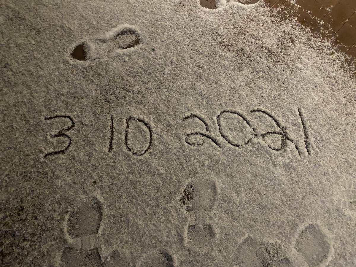 JohnPalminteri's tweet photo. RARE WHITE BLAST of intense hail simulates snow in downtown Santa Barbara and the Westside. https://t.co/7ACoG1Gf8E