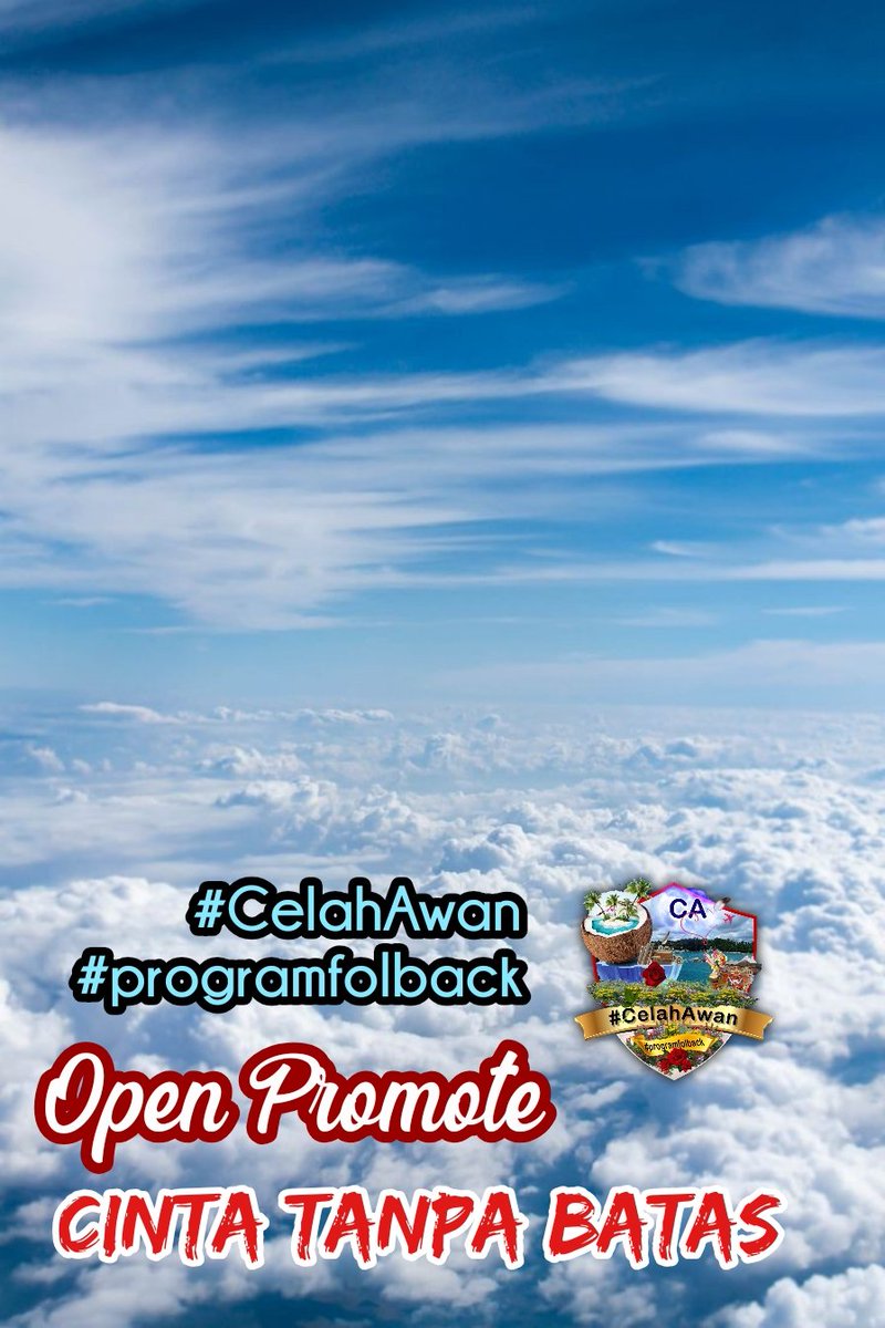 🍄OPEN PROMOTE SPESIAL🍄
#CelahAwan

"Kamu mungkin memegang tanganku untuk sementara waktu, tetapi kamu memegang hatiku selamanya."

Follow dulu 🔽
<a href="/Eyang__Semar/">ꦕꦃꦪꦺꦴ</a>

cc 🔽
<a href="/TheArieAir/">Arie Dirgantara</a>
<a href="/RiyanCameron/">santri garangan</a>
<a href="/guna2_aji/">allguna</a> 
@dhepaimin

🔄❤Replay 🔽
Cinta Tanpa Batas
#programfolback