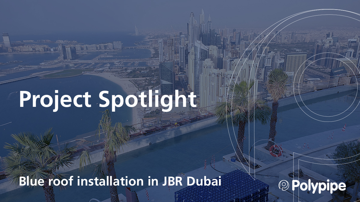 PolypipeME's tweet image. Our award-winning water management solution #Permavoid was supplied to a multi-use development. The blue roof was installed to help reduce flooding, using Permavoid for attenuation. Due to strength &amp;amp; modular design, it can be tailored to fit site requirements.
#WaterManagement