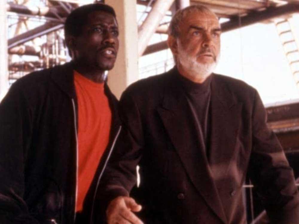 Wesley Snipes Sean Connery acted in his underwear for waist up shots