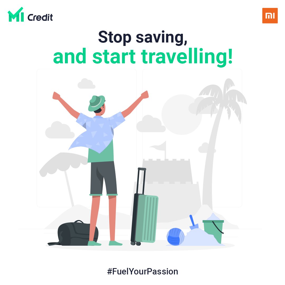 Travel plans won't just stay as plans anymore!

Download the app today! micredit.onelink.me/INMP/7f38266

#FuelYouPassion with #MiCredit.

#MoneyWhenYouNeedIt #Hobbies #Travelling #TravelCredit #Travel #SmallCredit #Credit
