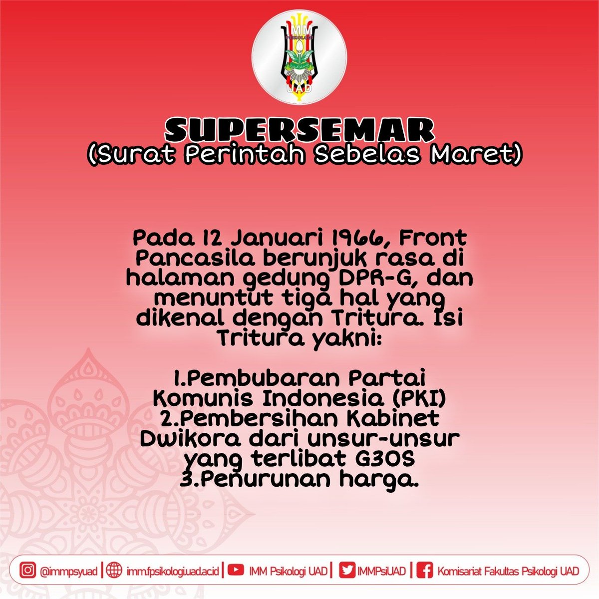 IMM Fakultas Psikologi Universitas Ahmad Dahlan tweet media