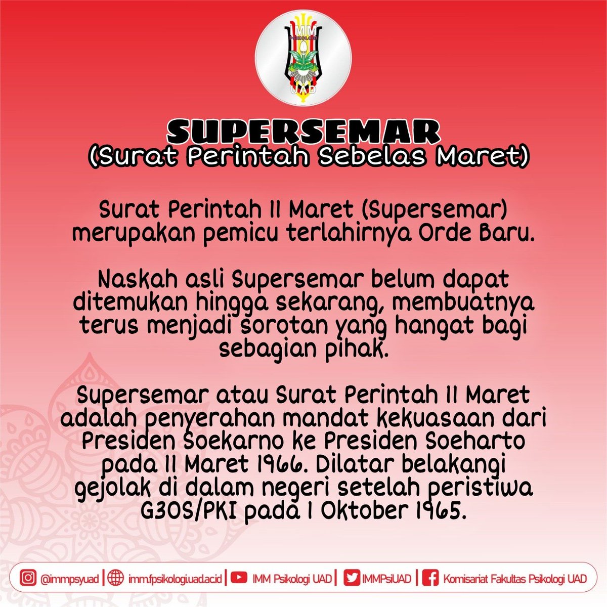 IMM Fakultas Psikologi Universitas Ahmad Dahlan tweet media
