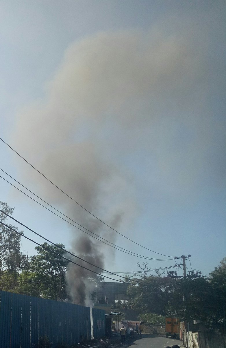 Found polluting air by burning of municipal #solidwaste just opposite to kengeri main bus stop. Created bad atmosphere to the locality. Very much necessary to monitor @BBMPCOMM @BBMPAdmn <a href="/BBMPSWMSplComm/">BBMP_SWM Cell</a> <a href="/BBMPSWMJtComm/">sarfaraz khan</a> <a href="/bbmpcommr/">bbmpcommissioner</a>
