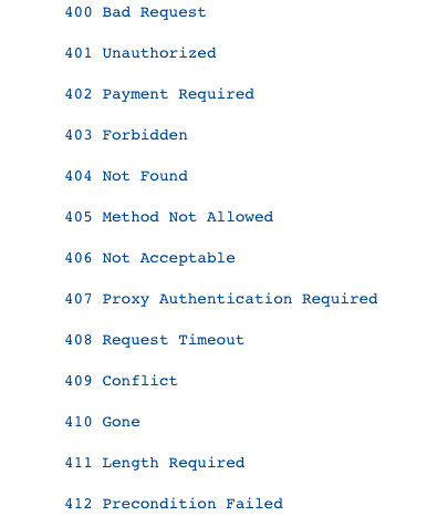 HappySinger's tweet image. Which HTTP 4xx Client Error status code describes *your* sex life?