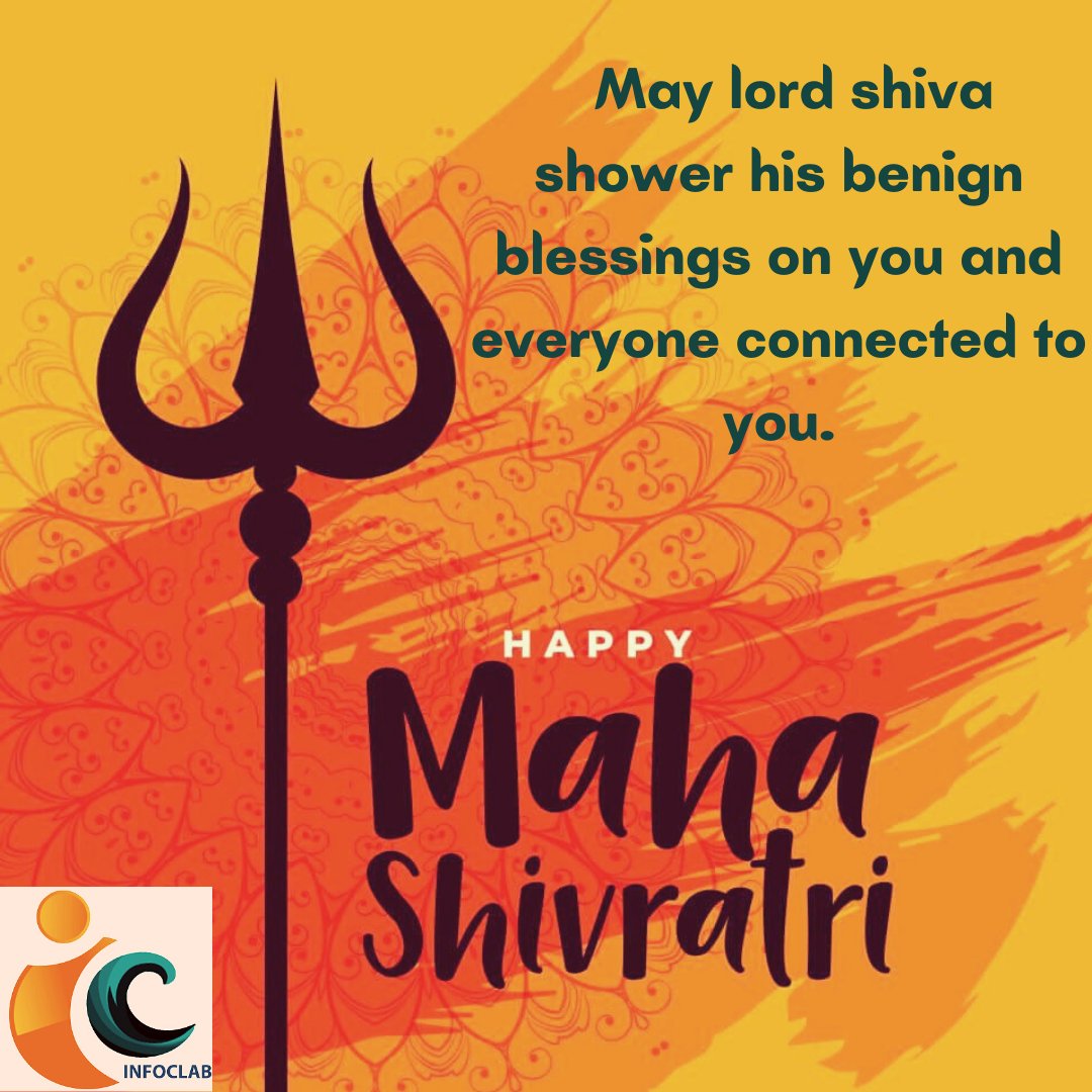 Infoclab_TechIT's tweet photo. Happy Maha Shivaratri to all.

Sometimes, staying calm and just putting a simple faith lead to profound peace.

#Mahashivratri 
#infoclab
#Mahashivaratri2021 
#OM
@asingh2205 https://t.co/dGOVtQR634
