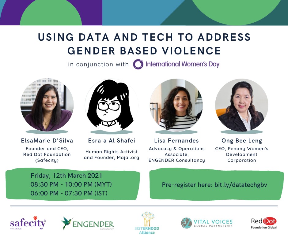 EngenderMy's tweet image. Happening 12 March @ 8.30pm (MY time)

Register here: bit.ly/datatechgbv

@pinthecreep @PWDC_Penang 
#IWD2021 #ChooseToChallenge #GenderEquality