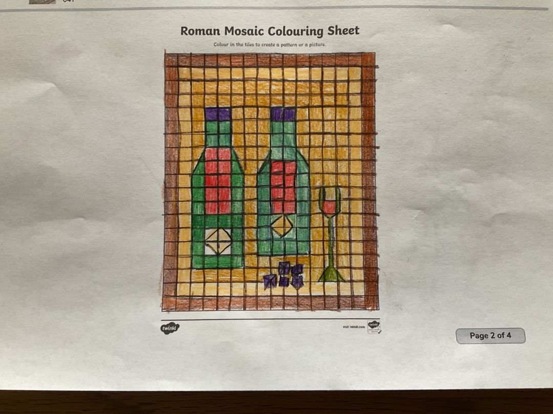 MBP_Humanities's tweet photo. Year 4 have been studying the mosaics of Pompeii this week and designing their own, mostly inspired by the famous 'Cave Canem'. 🐕🐈🌋 @Habsmonmouth @MonBoysPrep #Mosaic #Humanities #Year4 #Pompeii https://t.co/9QCaxFE7JS
