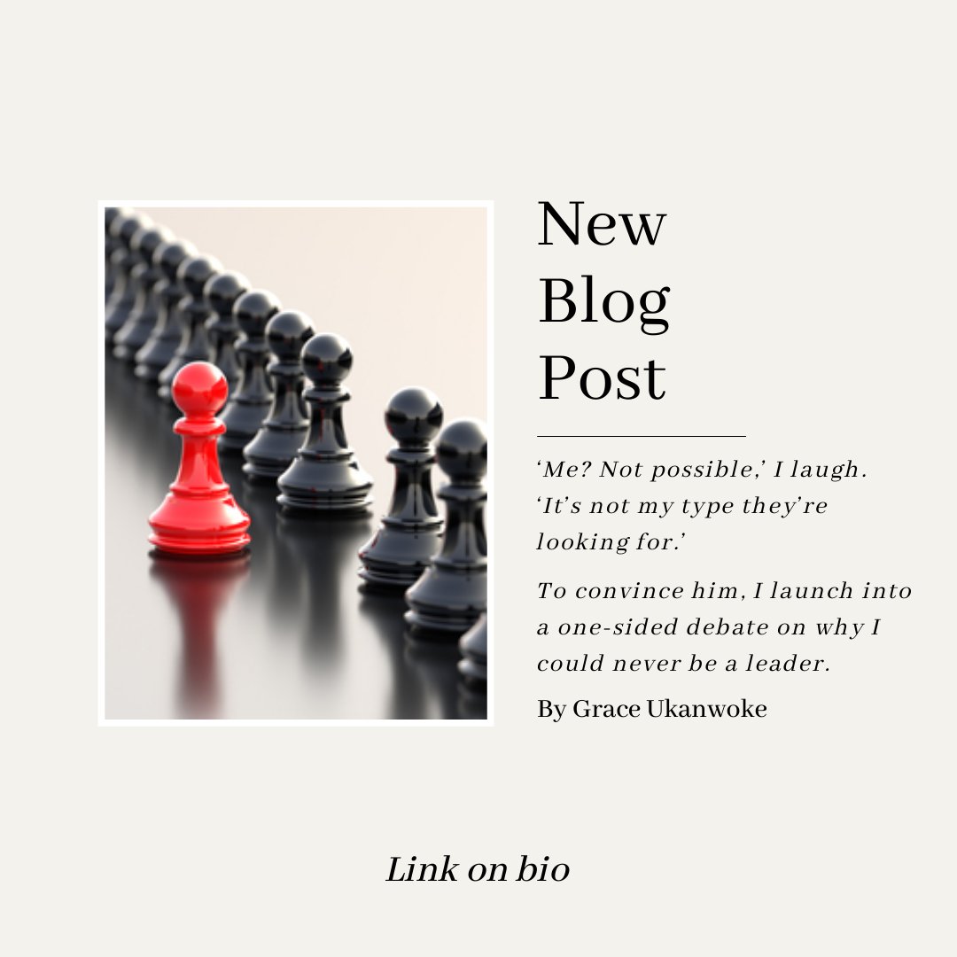 elevationMD's tweet image. ‘Me? Not possible,’ I laugh. ‘It’s not my type they’re looking for.’

To convince him, I launch into a one-sided debate on why I could never be a leader.

Read more at elevationng.org/blogpost/calle… and share with friends.

#BlogPost #TECblog