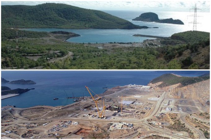 Yolu yoktu, tekne ile giderdik, berrak sularında yüzer balık tutardık. Kim bunu ülkesine yapar?