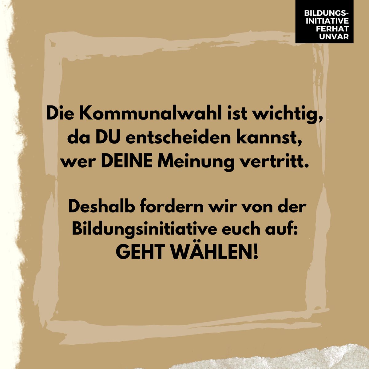 BI_FerhatUnvar's tweet photo. Am 14. März findet die #Kommunalwahl in #Hanau statt. 

Geht wählen! https://t.co/7GsauJaStb