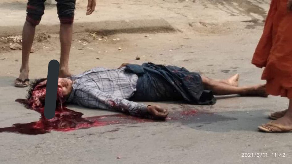 m.facebook.com/story.php?stor…

TW// Death, blood . Six people was killed and eight others were injured in a violent crackdown by anti-military protesters in Myaing, Magway Division, locals said. Injuries are expected to rise and the death toll could rise.

#WhatsHappeningInMyanmar