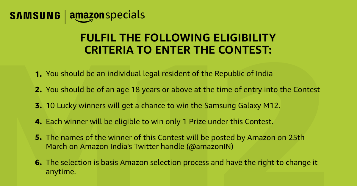 amazonIN's tweet photo. Here are the terms and conditions. https://t.co/ywlszCAYoz