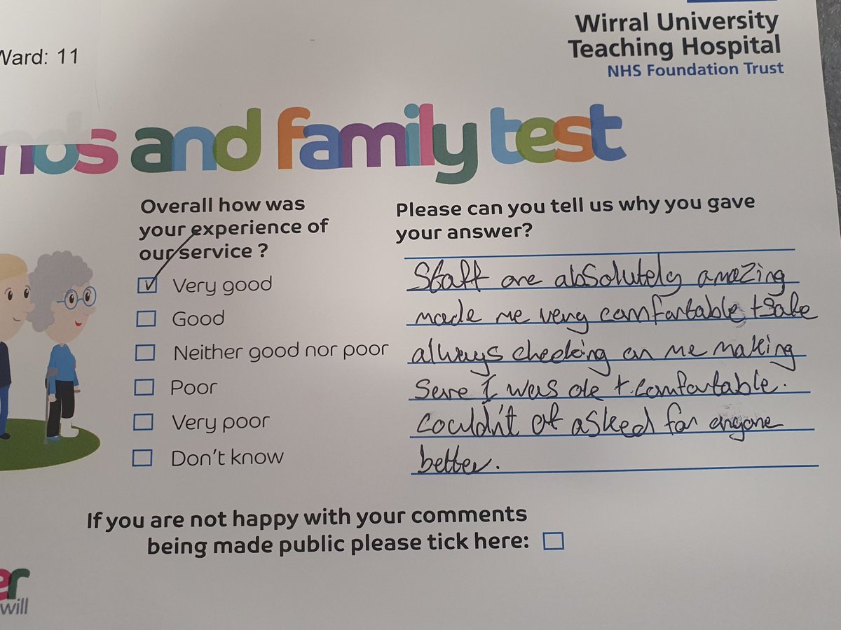 Ward 11 WUTH (@11wuth) on Twitter photo Amazing feed back for our fab team. Feed back like this after the last 12 months prove its all worth it #teamwork <a href="/BabenSilverio/">Domingo Baben Silverio</a> @DylanEd30728769 <a href="/PickstockSarah/">sarah pickstock</a> <a href="/wuthnhs/">Wirral NHS Hospitals - Arrowe Park & Clatterbridge</a> Amazing feed back for our fab team. Feed back like this after the last 12 months prove its all worth it #teamwork <a href="/BabenSilverio/">Domingo Baben Silverio</a> @DylanEd30728769 <a href="/PickstockSarah/">sarah pickstock</a> <a href="/wuthnhs/">Wirral NHS Hospitals - Arrowe Park & Clatterbridge</a>