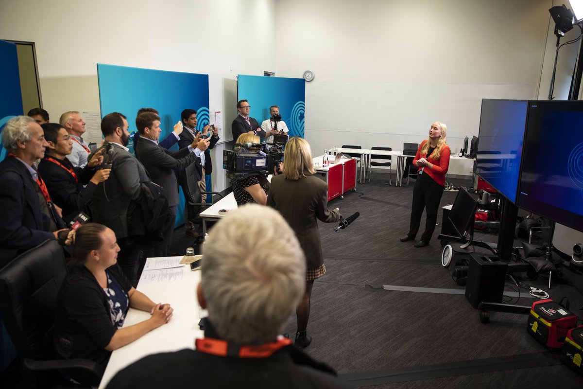 I took media through ⁦@apec2021NZ⁩ meeting spaces this afternoon to showcase our hosting of #APEC2021. With international media joining virtually for press conference with ⁦<a href="/VangelisVNZ/">Vangelis Vitalis</a>⁩ &amp; ⁦<a href="/Rebecca_APEC/">Rebecca Fatima Sta Maria</a>⁩, it really delivered an authentic meeting experience.