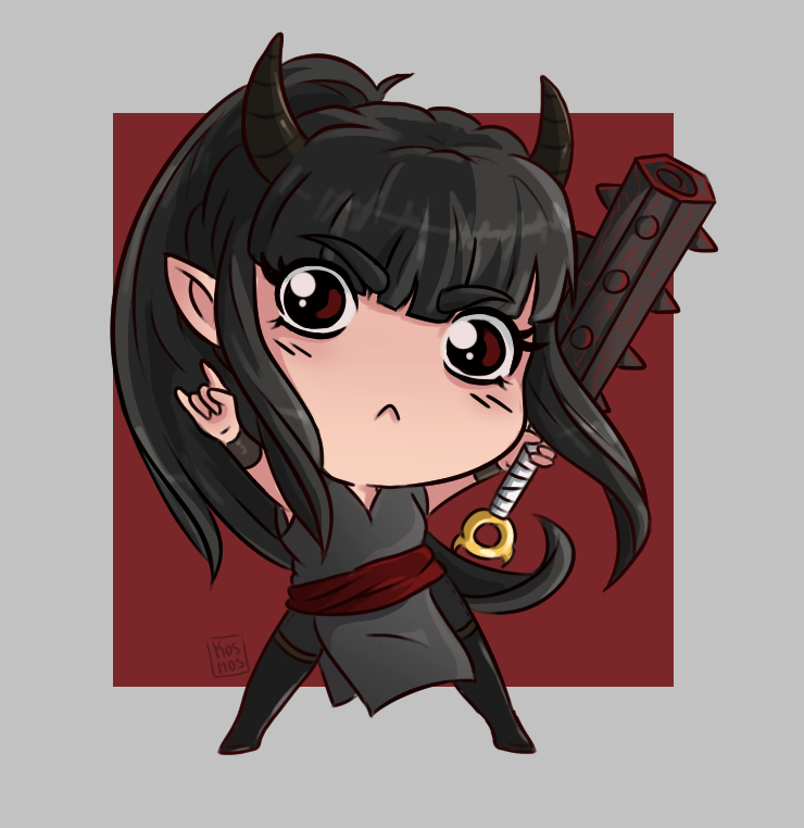 IIKosmosII's tweet photo. Here is my little Syn doodle from stream today. 😳 https://t.co/kTM2drVkHx