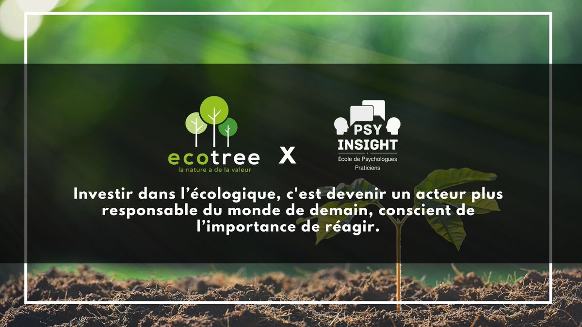 En 2021, nous sommes devenus propriétaires de quelques arbres dans la Foret de Louargat, ayant à coeur de valoriser cette dernière ainsi que la #biodiversité. 

Chacun d’entre nous peut devenir l’acteur d’un monde plus responsable 🌿

Rdv sur psyinsight.com ! 
 #WeareJE