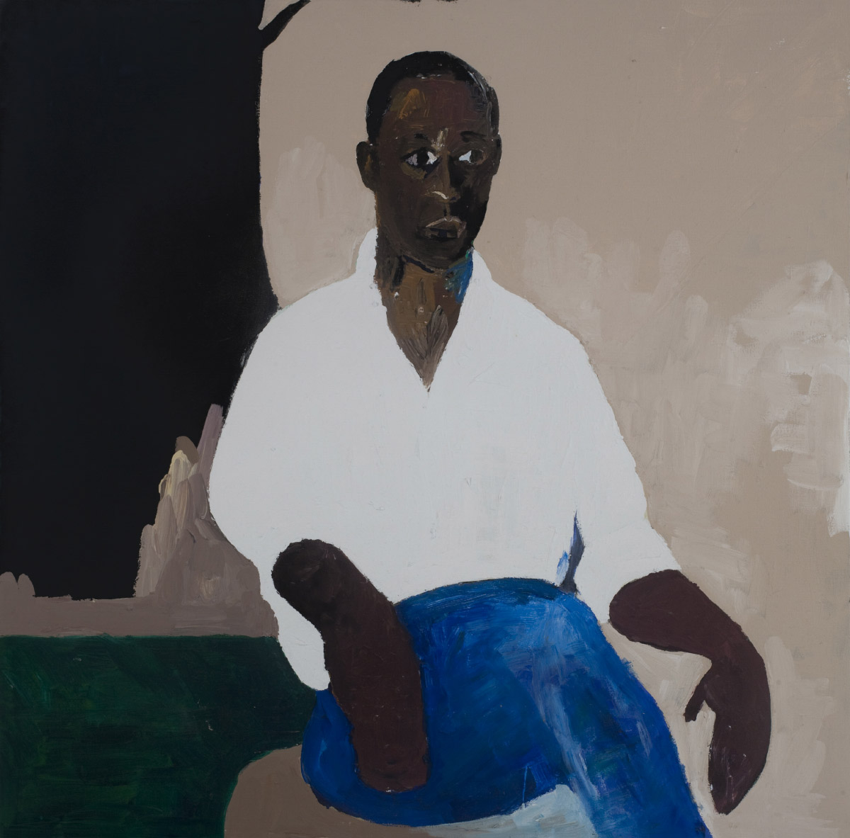 invis_library's tweet image. Henry Taylor / Oh Johnnie Ray (my brother), 2012