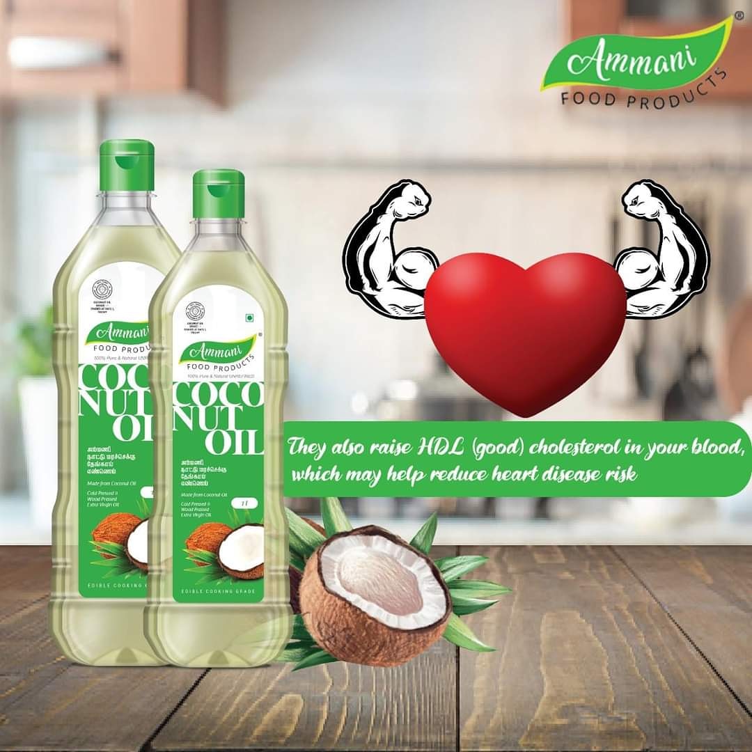 Ammani’s Coconut Oil protects your heart like a shield to safeguard and also to keep you happy!

Your health is more important, be conscious and we care for you.

For more details please contact:
80125 75717 / 80125 75727

#Ammani #AmmaniFoodProducts #NaattuMaraChekkuOil