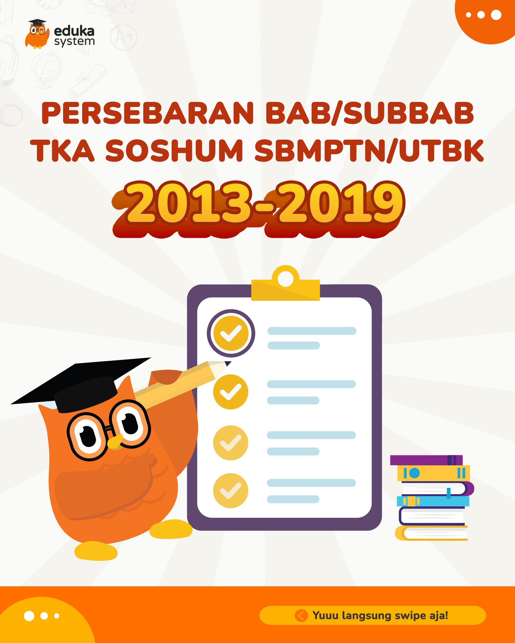 Eduka System Catat Tanggal 1 6 21 On Twitter Persebaran Soal Tka Soshum Sbmptn Utbk 2013 2019 Intip Thread Untuk Jadi Referensi Prioritas Belajar Kamu