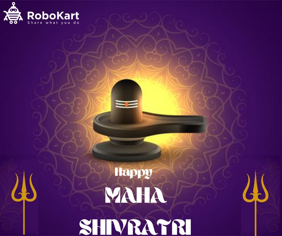 sgjani2190's tweet image. Wishing you all a very Happy Mahashivratri 🙏🏻
हर हर महादेव

#Mahashivaratri2021 #robokart