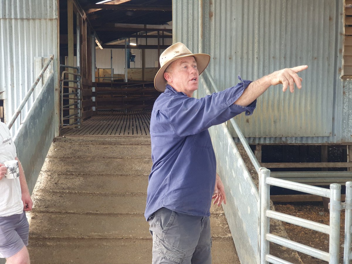 "Do the basics very well and do them consistently. These are all very inexpensive disciplines in your mgmt system...particular and well disciplined." - <a href="/paradooprime/">Tim Leeming</a> 
<a href="/SA_PIRSA/">PIRSA</a> #redmeatandwool Limestone Coast Producer Tech Gp had an awe-inspiring day at PigeonPonds with Tim 🐑🌱