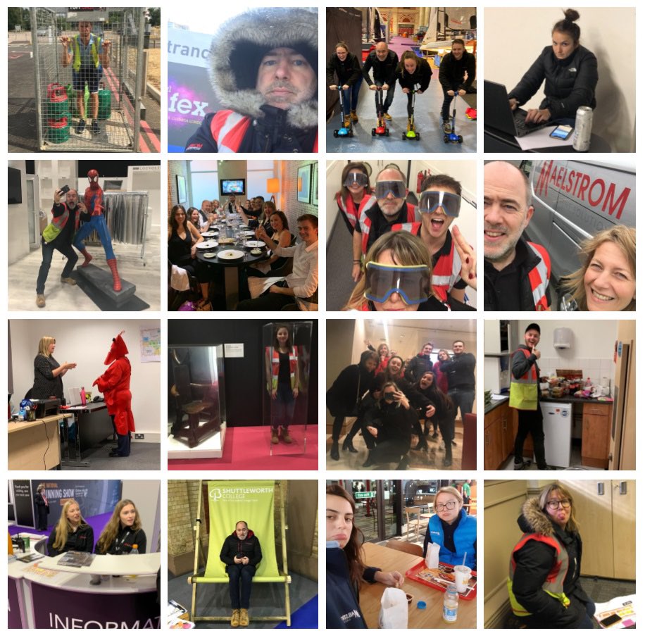 So - today marks a year since we were last on site. It’s been a weird one...but the thought of being back is what keeps us all going...so, here’s a few snaps to remind us of why we do what we do...and yes, that is a full size lobster lodging a complaint in the Organiser’s Office!