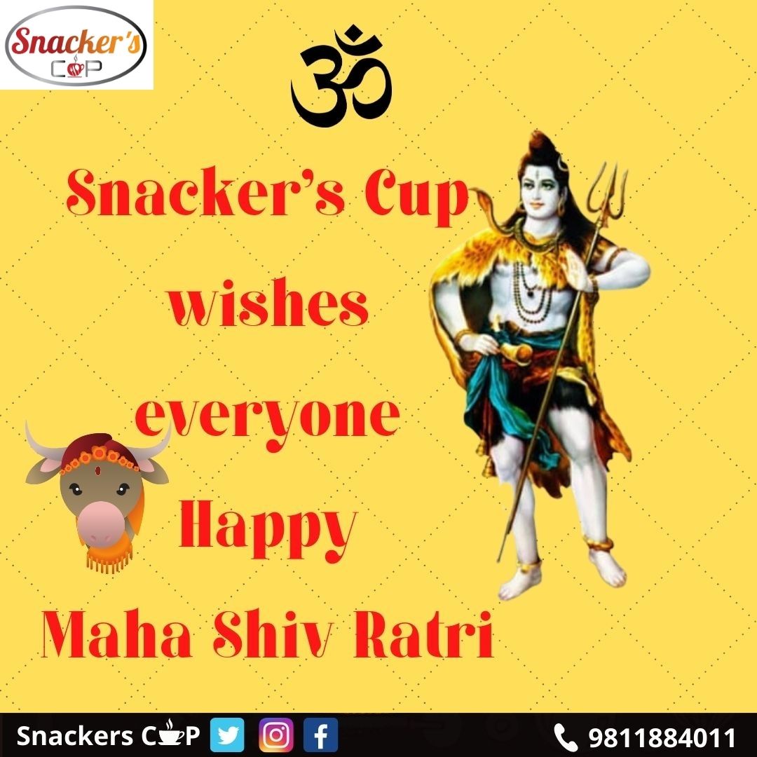 snackercup's tweet photo. A day when positivity wins over negativity! Happy Maha Shivratri wishes to you and your family from Snacker's Cup.
#happymahashivratri🙏#happymahashivratriॐ  #mahashivratri🙏🙏#devokedevmahadev #indirapuramfoodie #indirapuram #indirapuramghaziabad #indirapuramfood https://t.co/egYGOLs60c