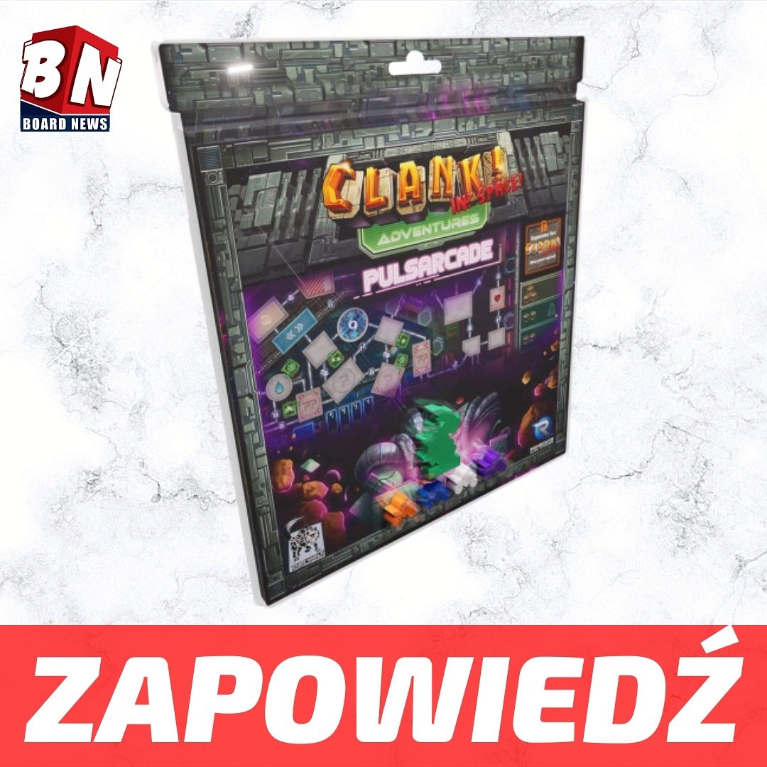 BoardNews1's tweet photo. Renegade Game Studios zapowiedziało nowy dodatek do gry Brzdęk w Kosmosie - PULSARCADE ma on się ukazać w lipcu tego roku. Co na to Lucrum Games. Jak myślicie Big Box to już pewnie tylko kwestia czasu? 😉
~Robson
#pulsarcade #boardnews #boardgames #clank #brzdęk #zapowiedź https://t.co/xrO0a5Gieq