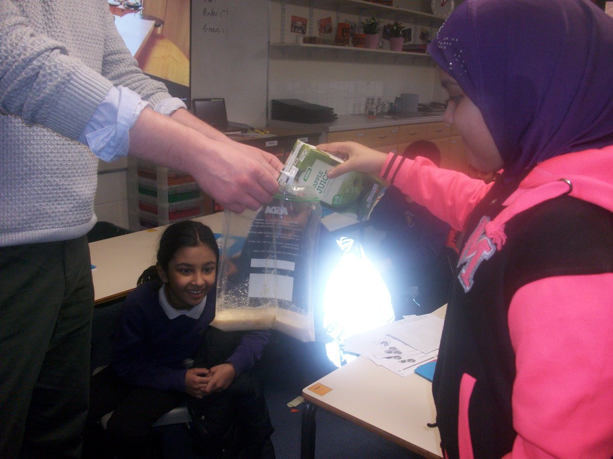 ECS_Keighley's tweet photo. They say a picture is worth a thousand words... We are certain that the pupils in Mr Hawker's class will DEFINITELY remember how the Digestion System works after yesterday's lesson! #stickylearning #science #cleanupneeded https://t.co/q6o8YVuBkv