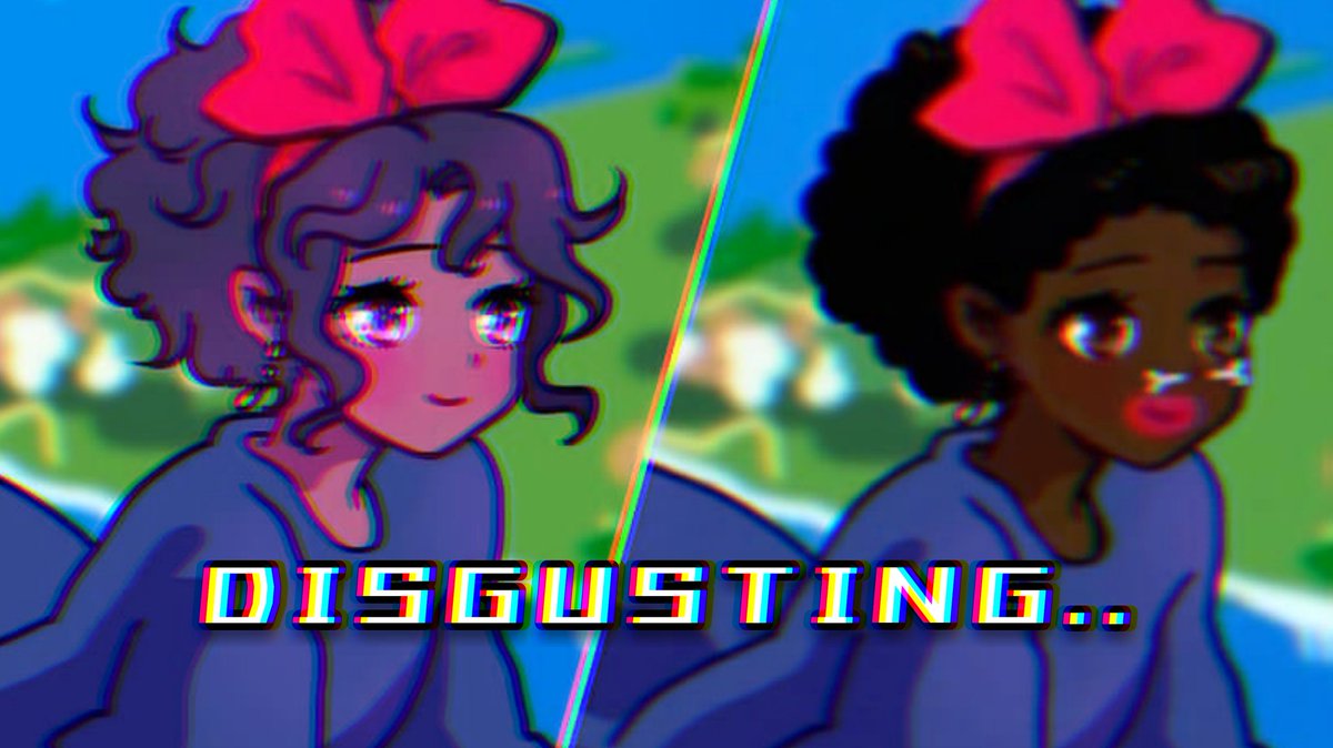 Thuminnoo's tweet image. I posted a video discussing the disgustingly racist harrassement I&apos;ve been having to deal with since October last year, just because i drew MYSELF as an anime charecter. 

Watch here: youtu.be/4y0wVFXeZXQ