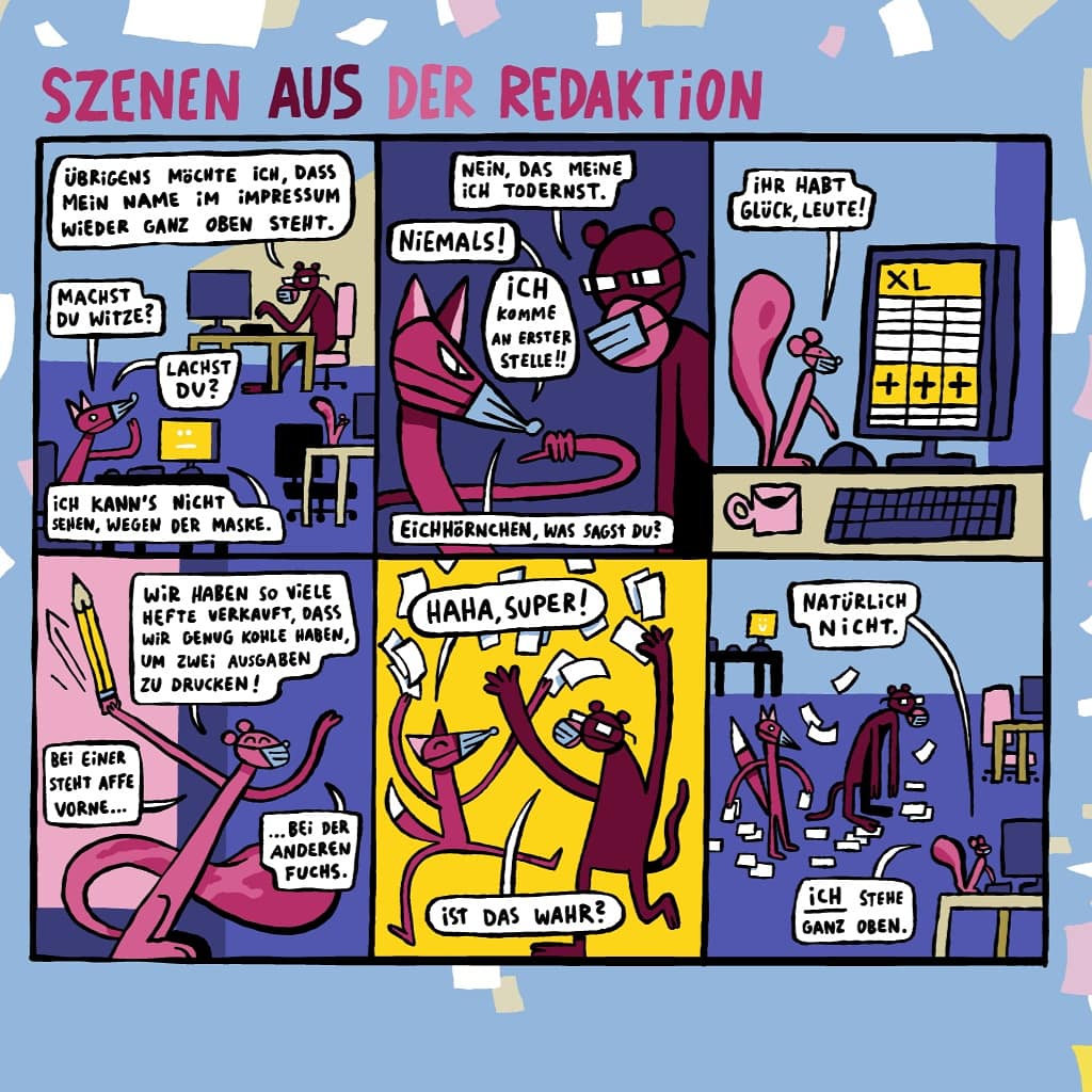 <a href="/vollepolle/">POLLE Comic-Magazin</a> #4 is out now and also finally available as a subscribtion 🦜🏴‍☠️⚔️ go gönnt euch!