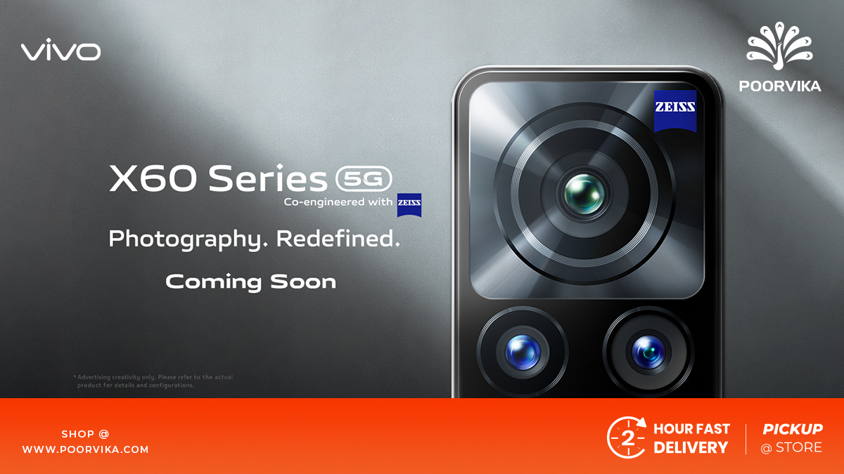 poorvika_india's tweet photo. Photography. An Art that Redefines your Reality. Turn Our Notifications On and #StayTuned to find out what #Vivo's Collab with ZEISS for the #X60Series5G has in store for us!

Stay Tuned: https://t.co/iptZTtwM9g

#poorvika #poorvikamobiles #vivo #vivoindia #vivox60seires #5g https://t.co/75U3k5QPRd