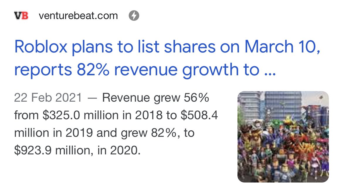 Rory Cellan Jones On Twitter Roblox Now Worth More Than Games Giant Ea Despite Having About A Fifth As Much Revenue Investors Betting It S The Tesla Of The Games Industry Https T Co Pmd6f5axtc - who developed roblox ea