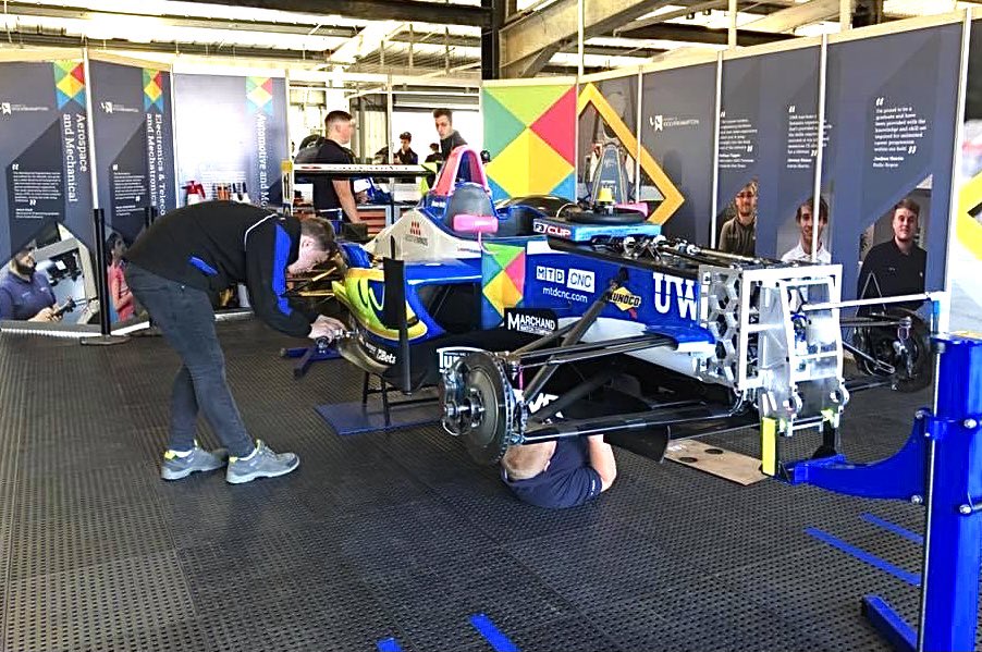UWRacing's tweet image. #throwbackthursday to 2018 because 2018!!! 
Every year, there is a massive amount of work that goes into even turning a wheel in @f3cup or running multiple drivers in @msccracemog or even having the right design to put an entry to complete in @formulastudent 
#racingwolves